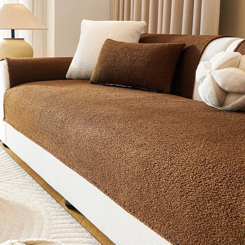 Fluffy Fleece Non-Slip Seat Cover