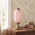 French Retro Petal Glass Lamp