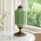 French Retro Petal Glass Lamp