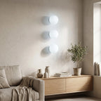 Frosted Glass Dome Wall Light
