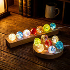 Galaxy Glass Orb Light Set