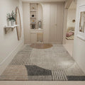Geo Harmony Taupe Short Pile Rug