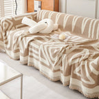 Geometric Boho Chenille Sofa Cover