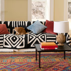Geometric Boho Chenille Sofa Cover