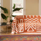 Geometric Boho Chenille Sofa Cover