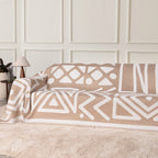 Geometric Boho Chenille Sofa Cover