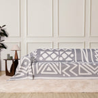 Geometric Boho Chenille Sofa Cover