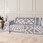 Geometric Boho Chenille Sofa Cover