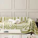 Geometric Boho Chenille Sofa Cover