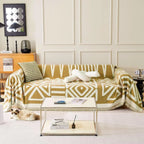 Geometric Boho Chenille Sofa Cover