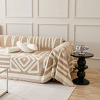 Geometric Boho Chenille Sofa Cover