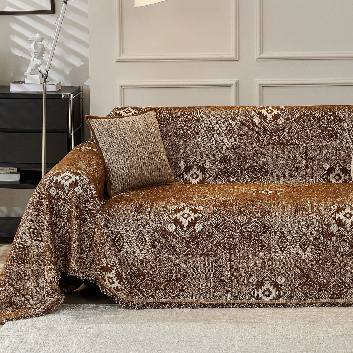 Geometric Tribal Pastel Sofa Cover