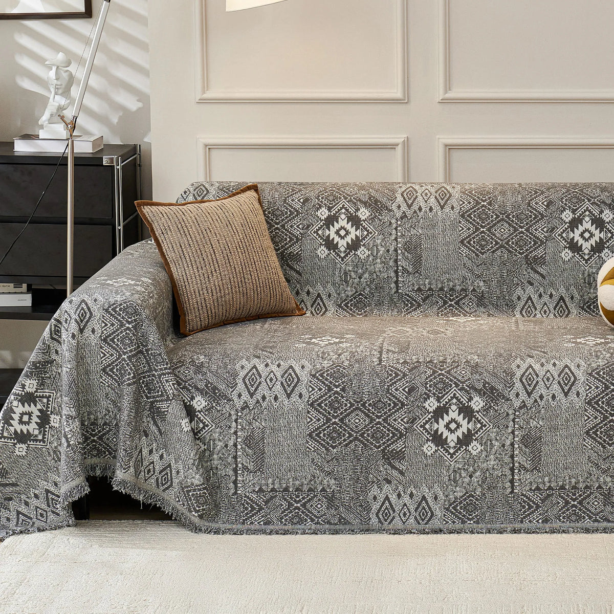 Geometric Tribal Pastel Sofa Cover