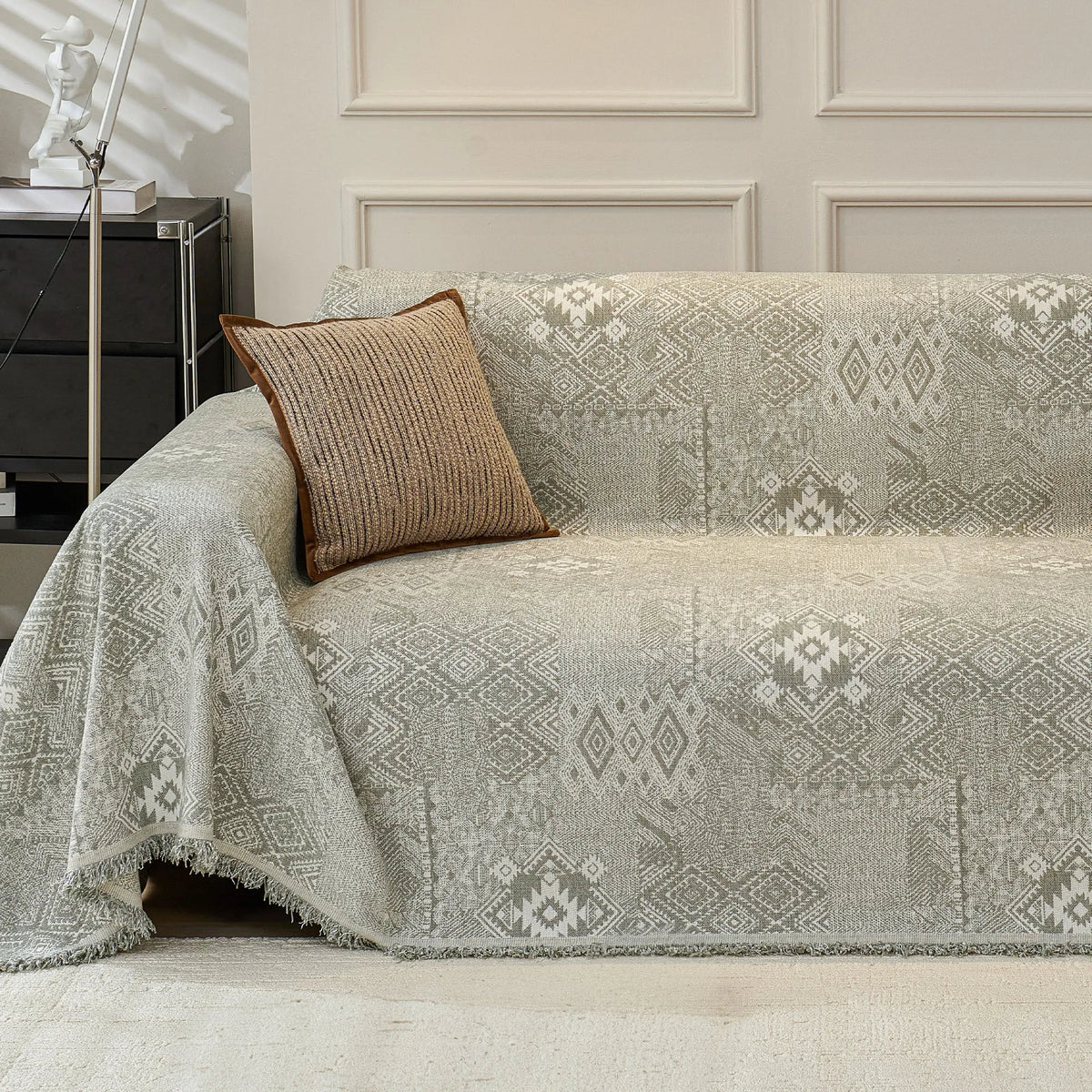 Geometric Tribal Pastel Sofa Cover
