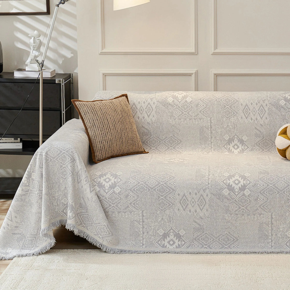 Geometric Tribal Pastel Sofa Cover
