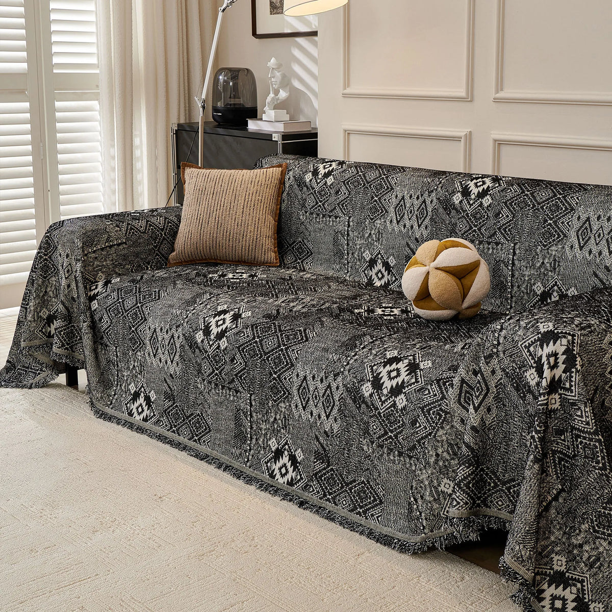 Geometric Tribal Pastel Sofa Cover