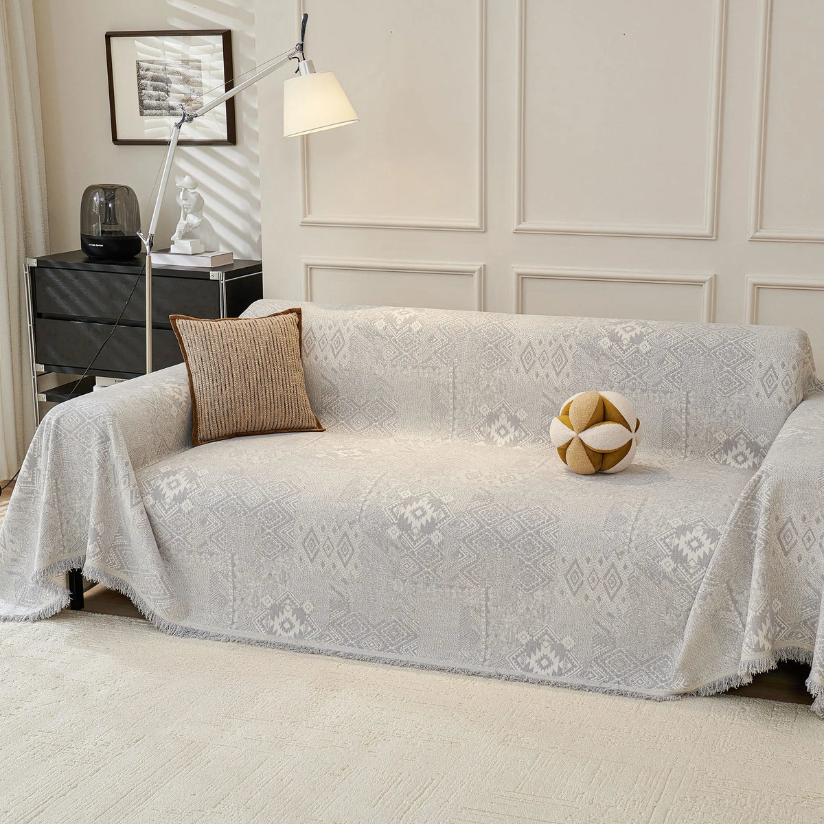 Geometric Tribal Pastel Sofa Cover