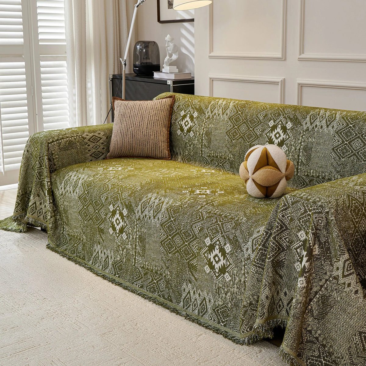 Geometric Tribal Pastel Sofa Cover