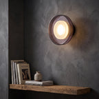 Glass Disc LED Wall Light