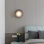 Glass Disc LED Wall Light