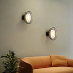 Glass Disc LED Wall Light