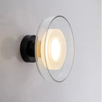 Glass Disc LED Wall Light