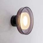 Glass Disc LED Wall Light