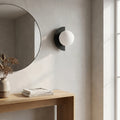 Glass Half Sphere Wall Light