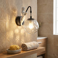 Glass Orb Wall Light