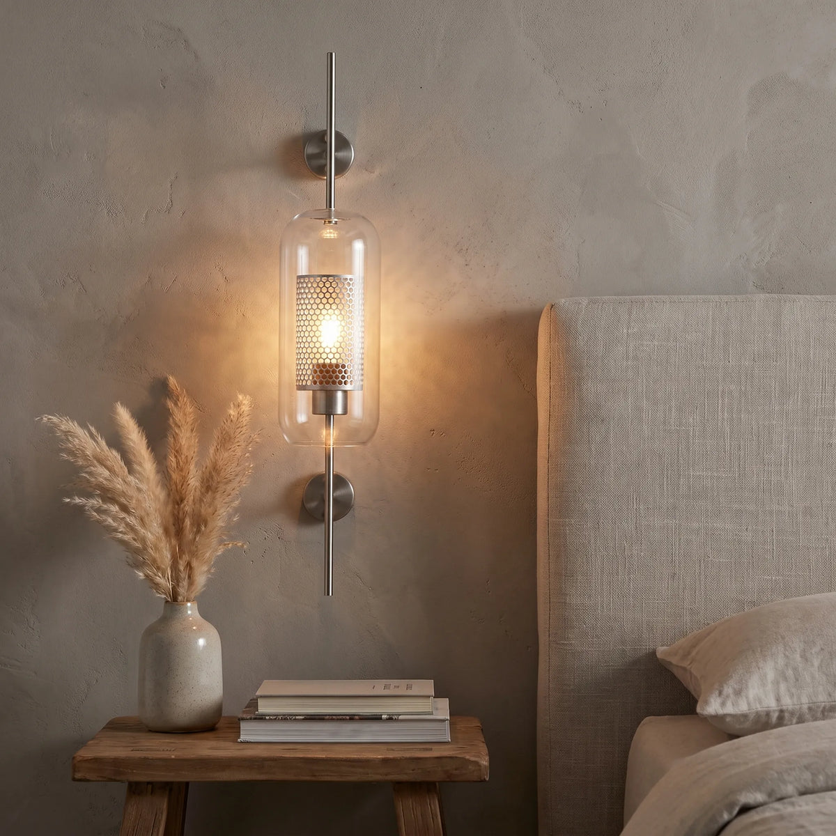 Glass Pipe or Ball Wall Lamp