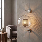 Glass Pipe or Ball Wall Lamp