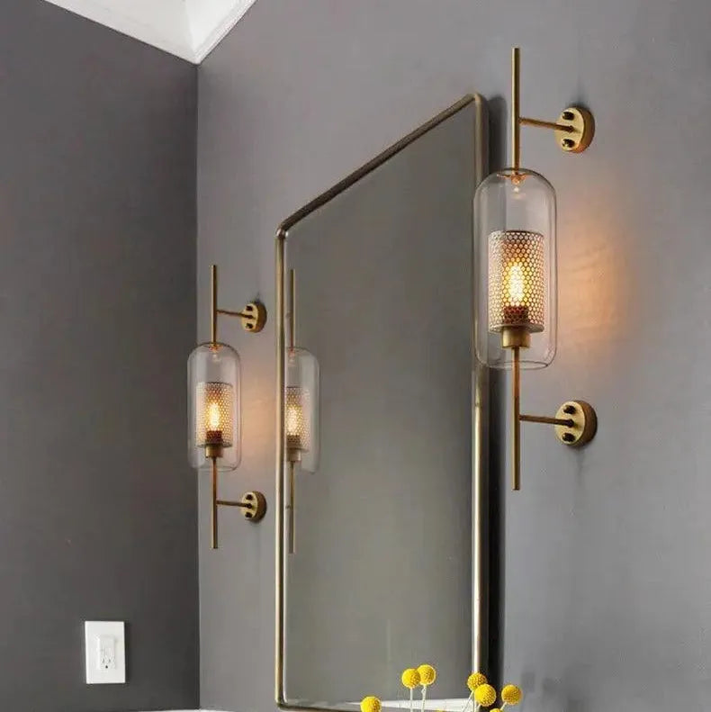 Glass Pipe or Ball Wall Lamp