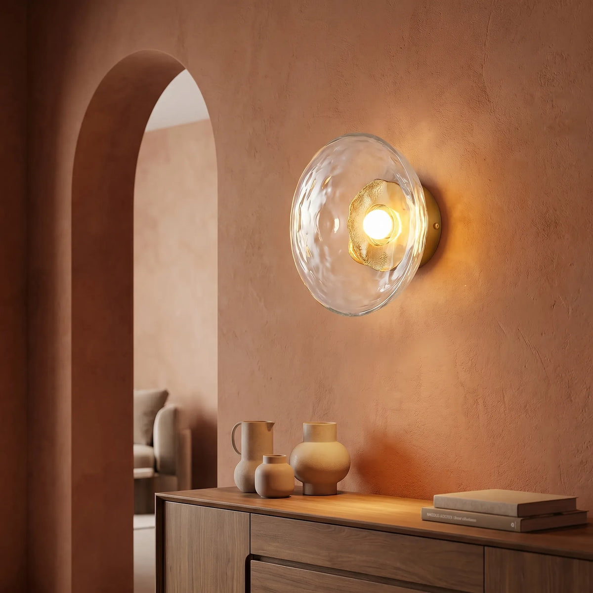 Glass Up Down LED Wall Lamp