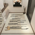 Gradient Brushstroke Short Pile Rug