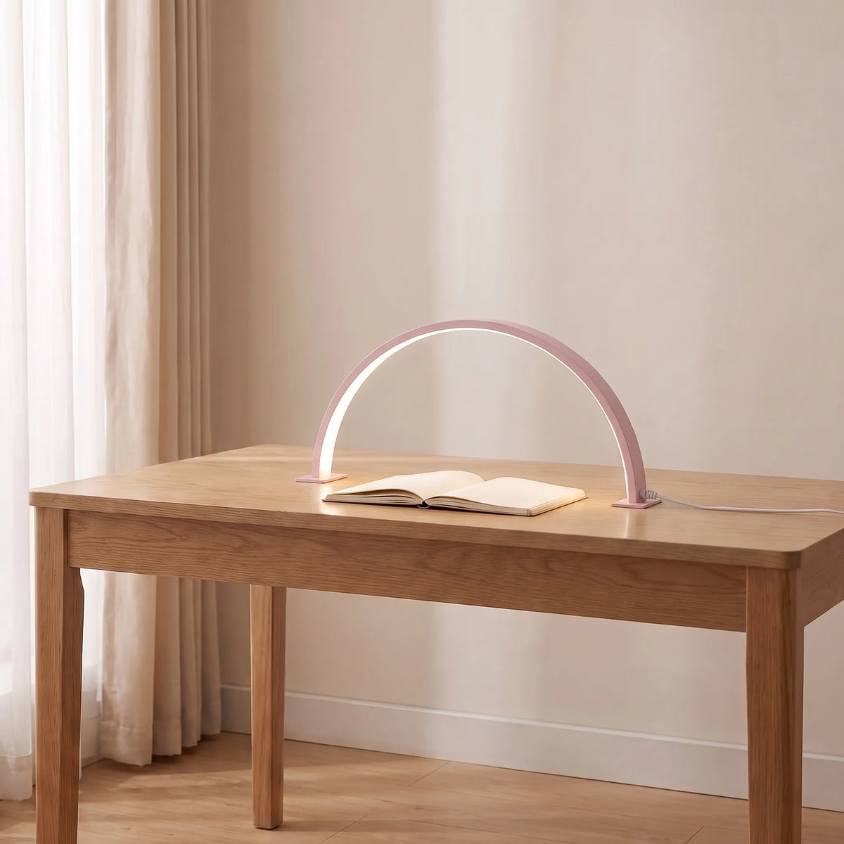 Half Moon LED Desk Lamp