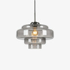 Hand-Blown Coloured Glass Pendant