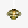 Hand-Blown Coloured Glass Pendant