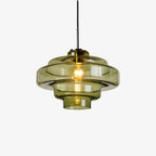 Hand-Blown Coloured Glass Pendant