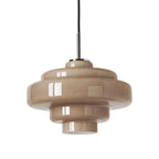 Hand-Blown Coloured Glass Pendant
