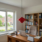 Hand-Blown Coloured Glass Pendant