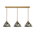 Hand-Painted Ceramic Pendant Light