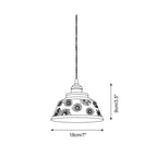 Hand-Painted Ceramic Pendant Light