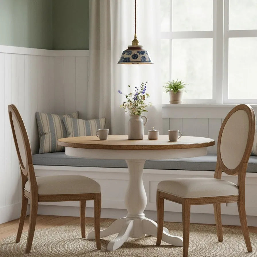 Hand-Painted Ceramic Pendant Light