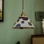 Hand-Painted Ceramic Pendant Light