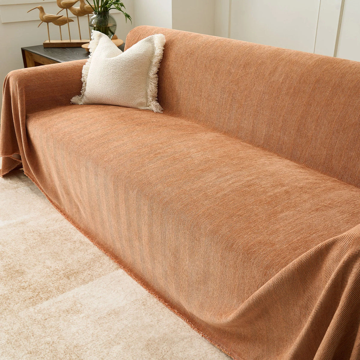 Herringbone Chenille Sofa Cover