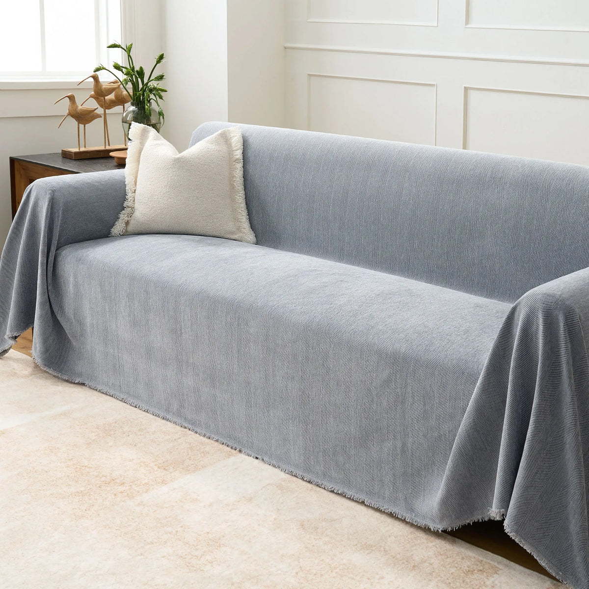 Herringbone Chenille Sofa Cover