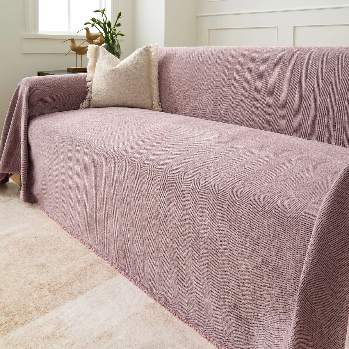 Herringbone Chenille Sofa Cover