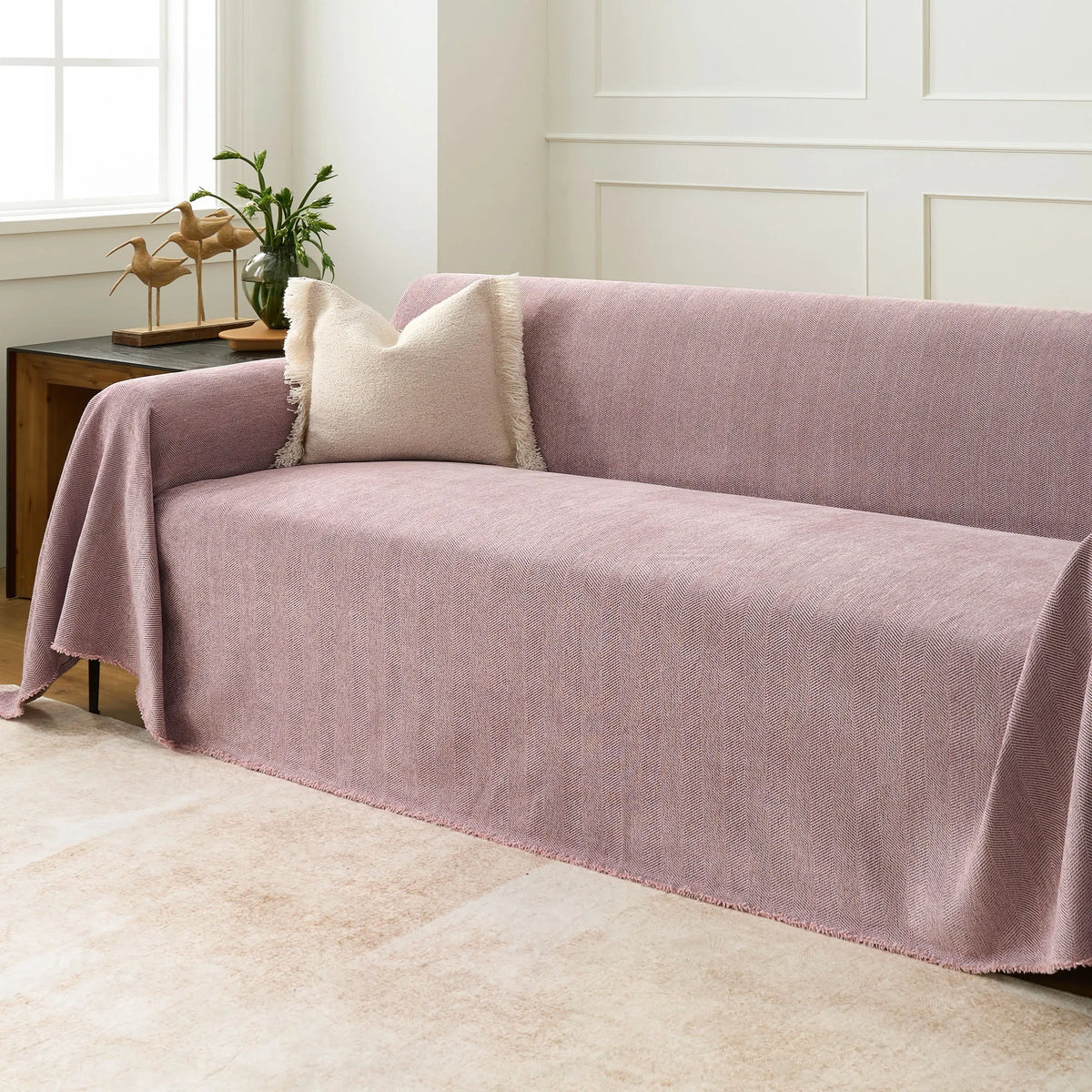 Herringbone Chenille Sofa Cover