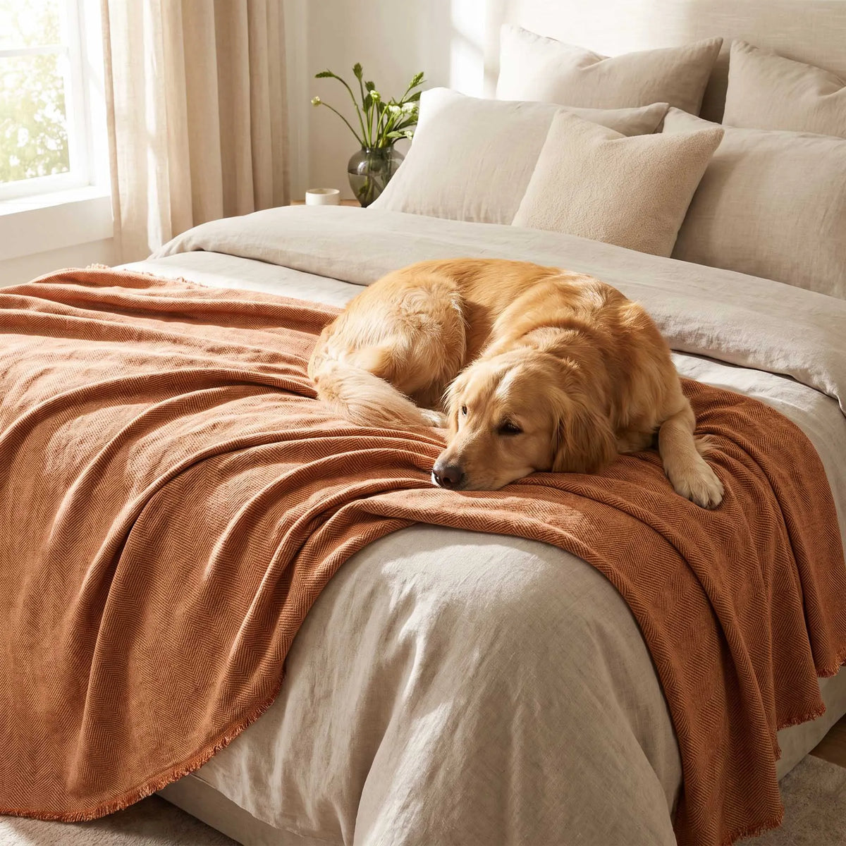 Herringbone Chenille Sofa Cover