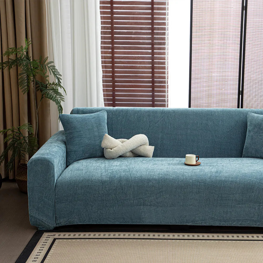 Herringbone Stretch Sofa Slipcover
